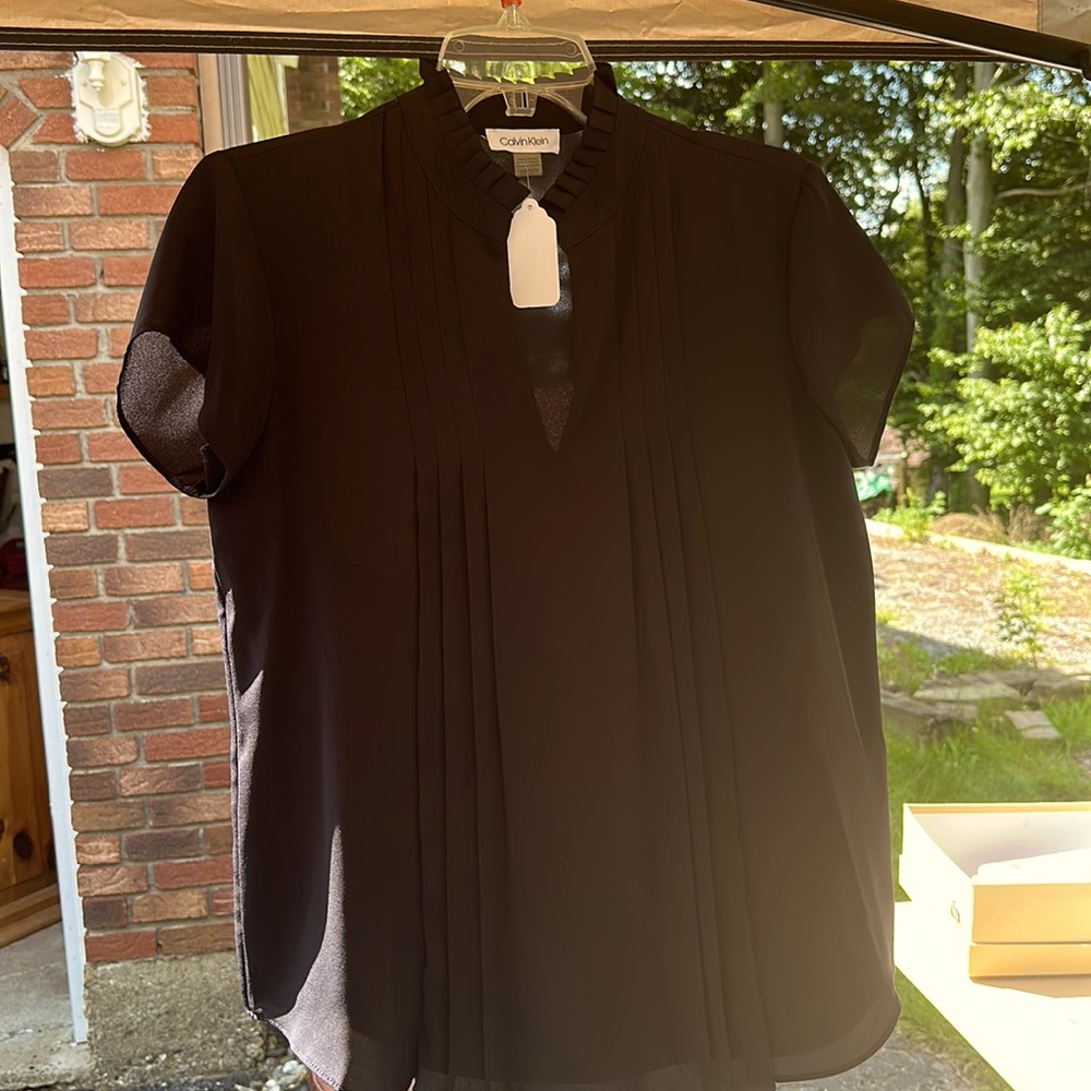 Navy blue blouse